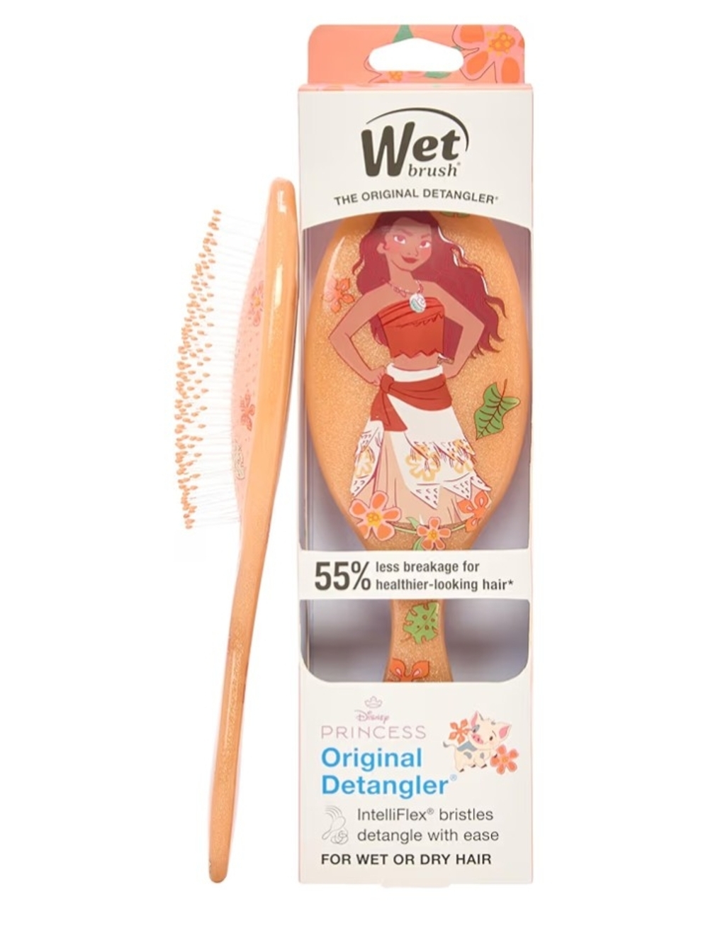 Wet Brush Disney Princess Orange Original Detangler for Kids